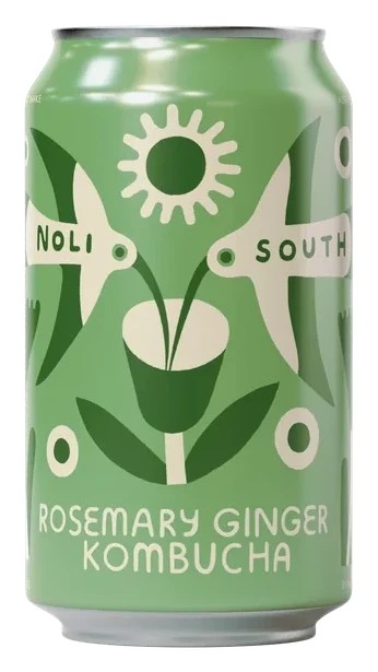 Rosemary Ginger kombucha can